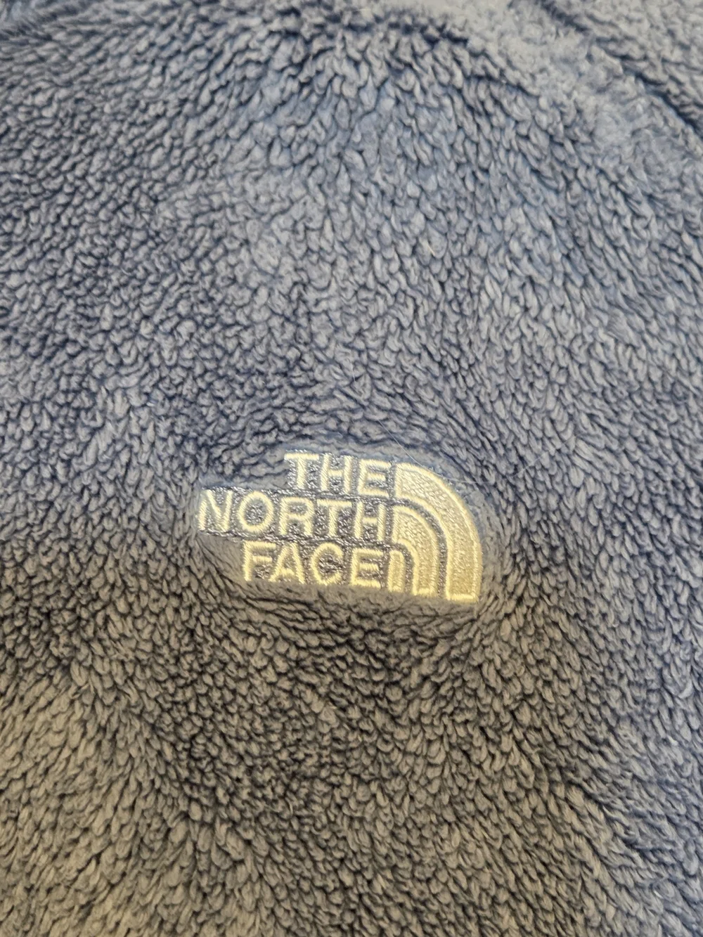 The North Face Osito fleece jacket Dusty Blue Long sleeves SZ Womens XL Outdoor